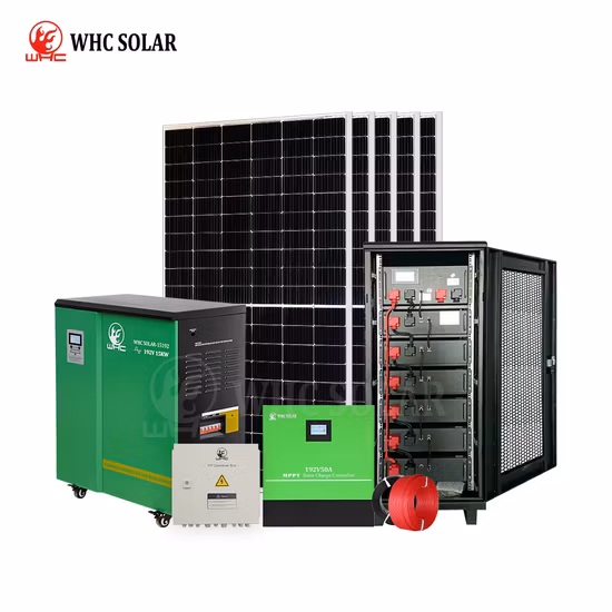 Portable Home off Grid Supply Hybrid Inverter AC DC Solar Power System with MPPT Charge Controller