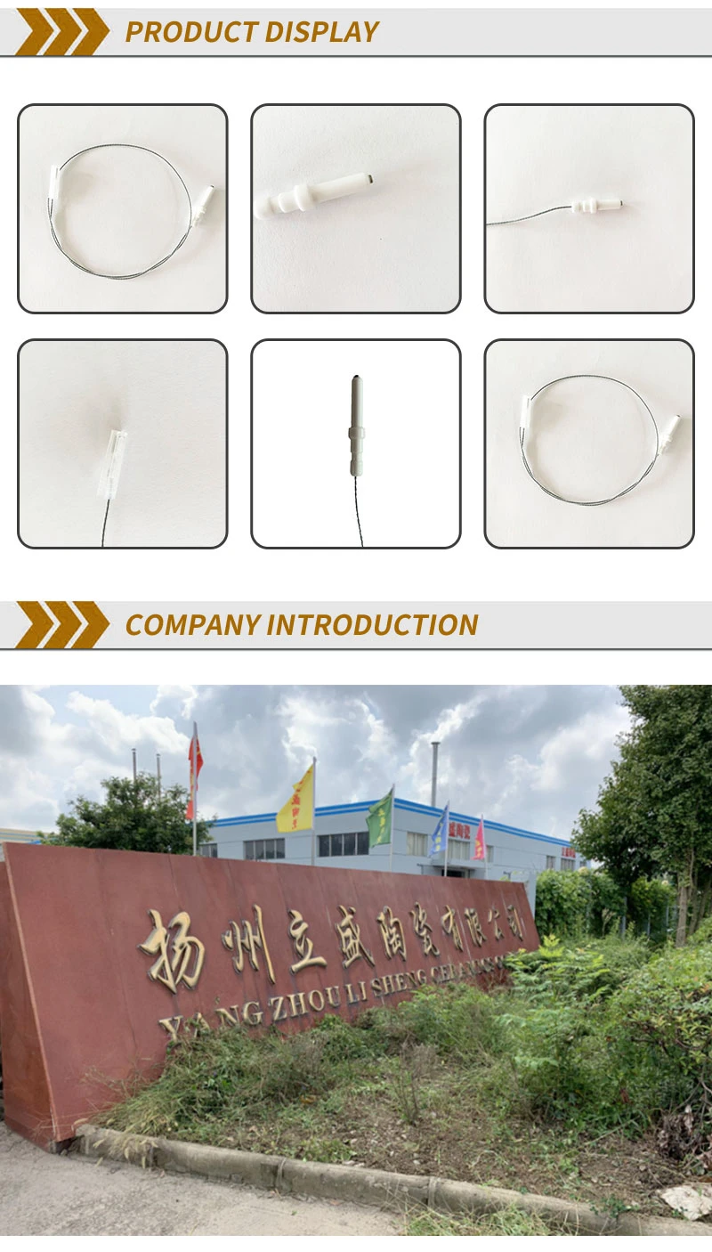 Ignition Electrode for Gas Oven China Gas Spark Ignitor Ceramic Electrode Manufacturer for Gas Oven