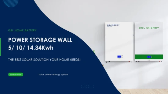 Gsl Energy Off Grid Energiespeicher Powerwall 48 В 5 кВтч 10 кВтч 100 Ач 200 Ач Домашняя солнечная система LiFePO4 Батарея